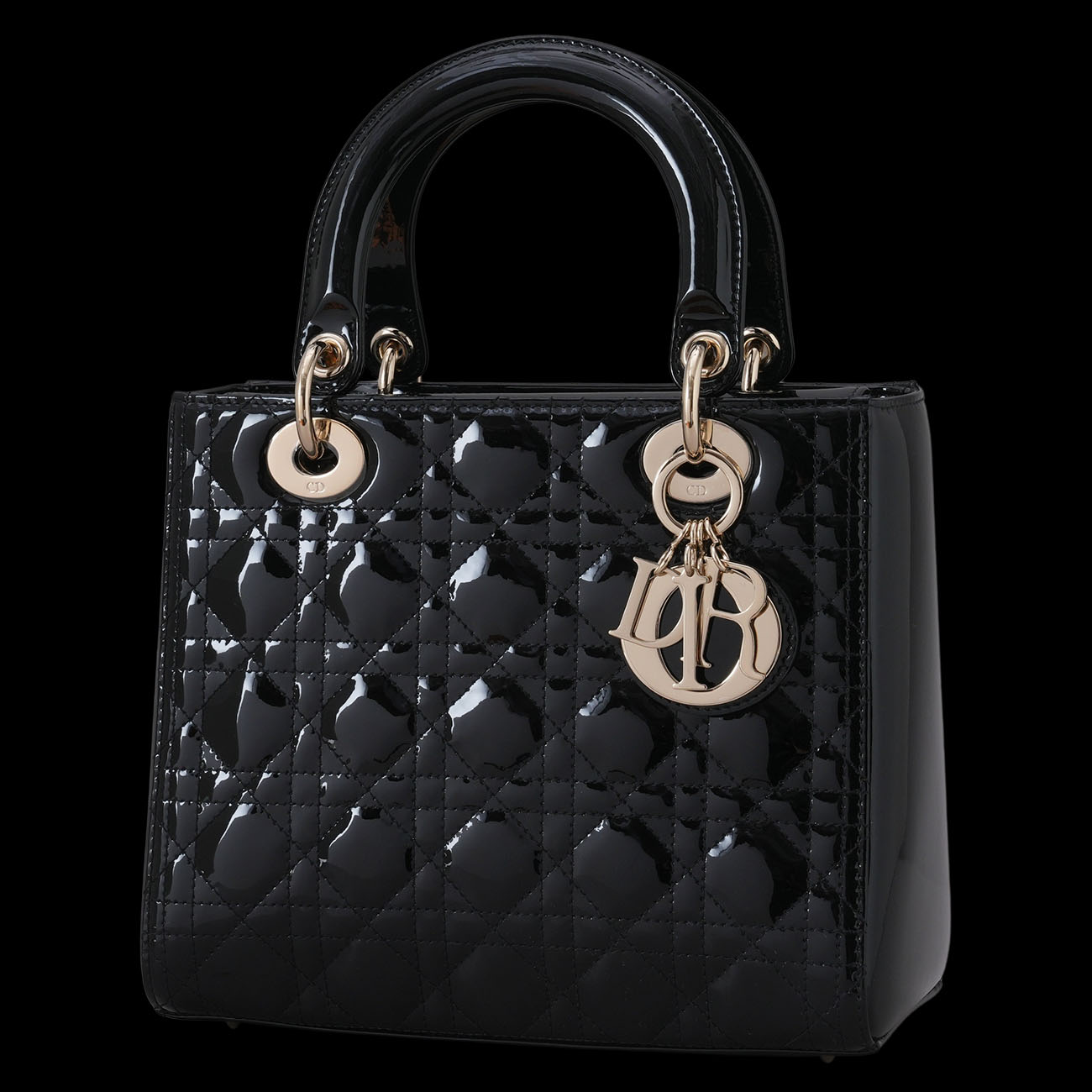 CHRISTIAN DIOR(USED)크리스찬 디올 페이던트 레이디백 미듐